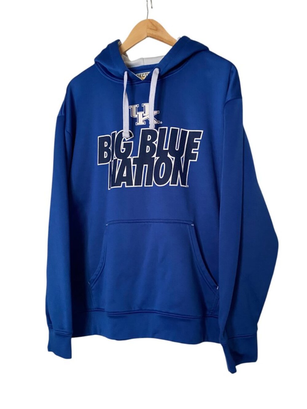 UK Kentucky Wildcats Big Blue Nation Hoodie Sweatshirt Blue - Size L